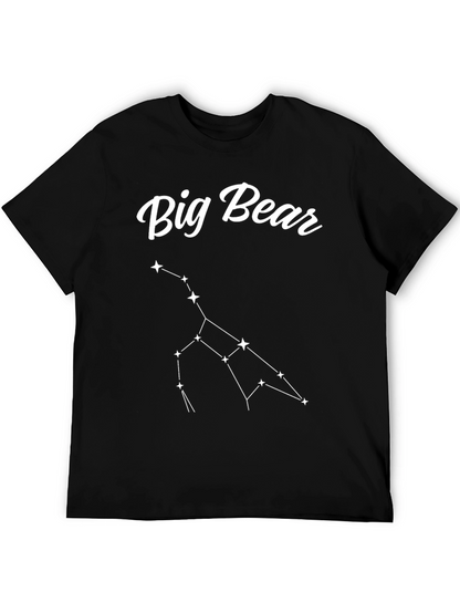 Big Bear Constellation Graphic T-Shirt - Black