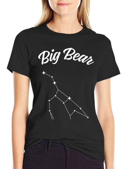 Big Bear Constellation Graphic T-Shirt - Black