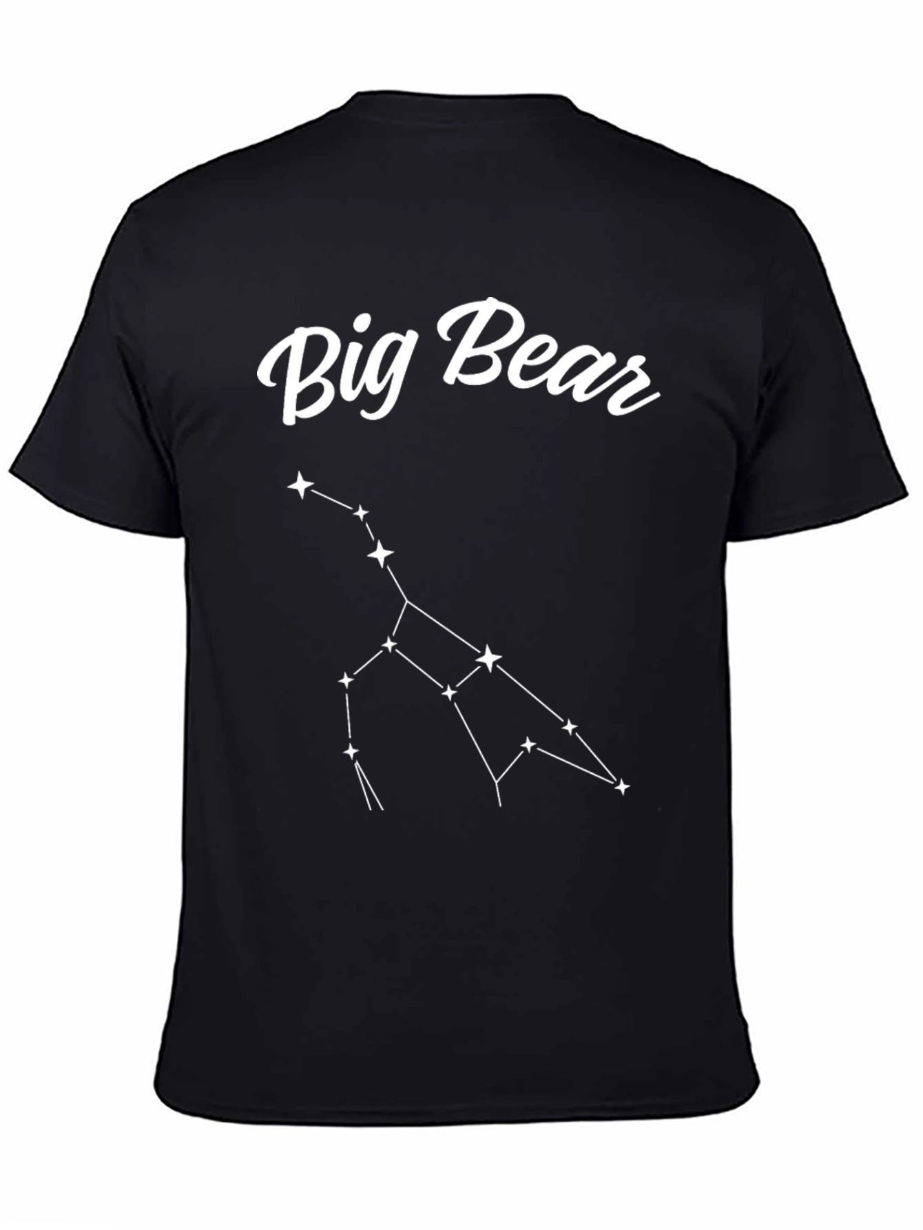Big Bear Constellation Graphic T-Shirt - Black