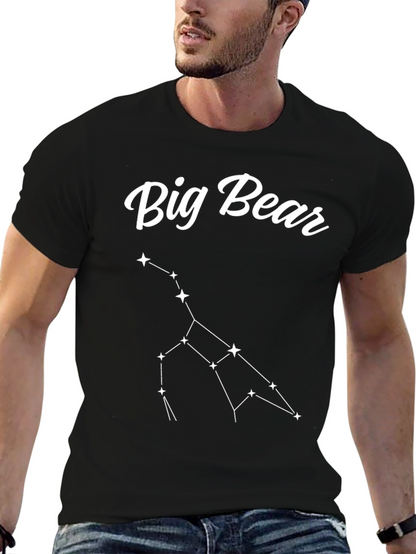 Big Bear Constellation Graphic T-Shirt - Black