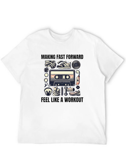 Retro Workout Cassette Tape T-Shirt