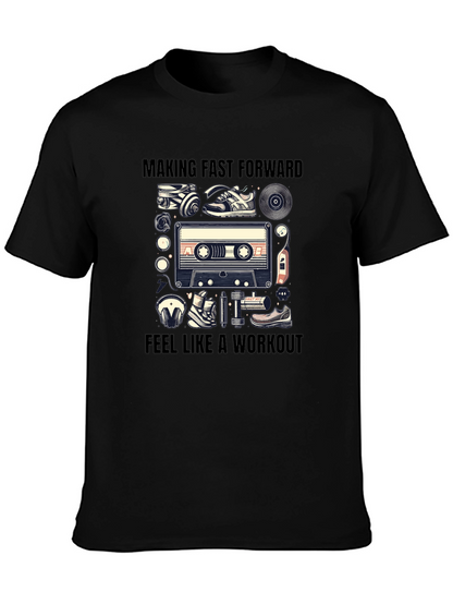 Retro Workout Cassette Tape T-Shirt