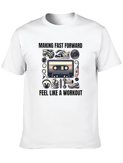Retro Workout Cassette Tape T-Shirt