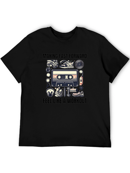 Retro Workout Cassette Tape T-Shirt