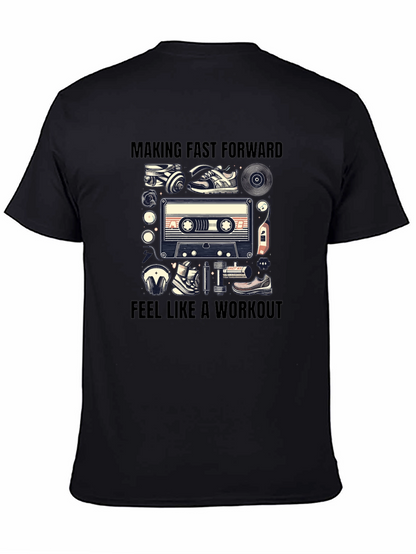 Retro Workout Cassette Tape T-Shirt