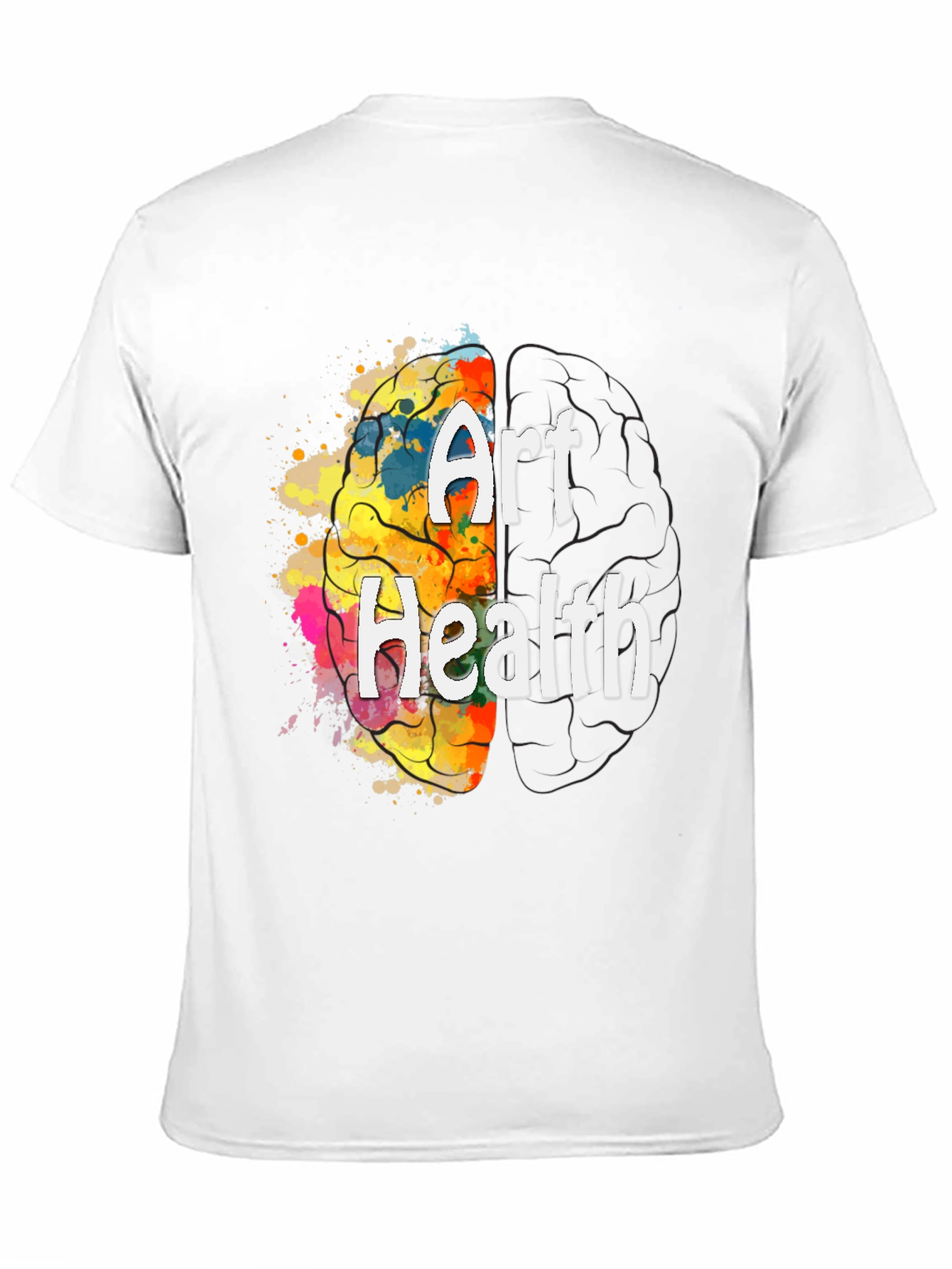 Art Health Brain Graphic T-Shirt