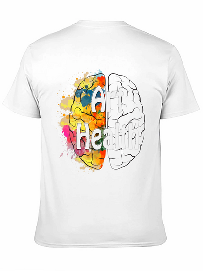 Art Health Brain Graphic T-Shirt