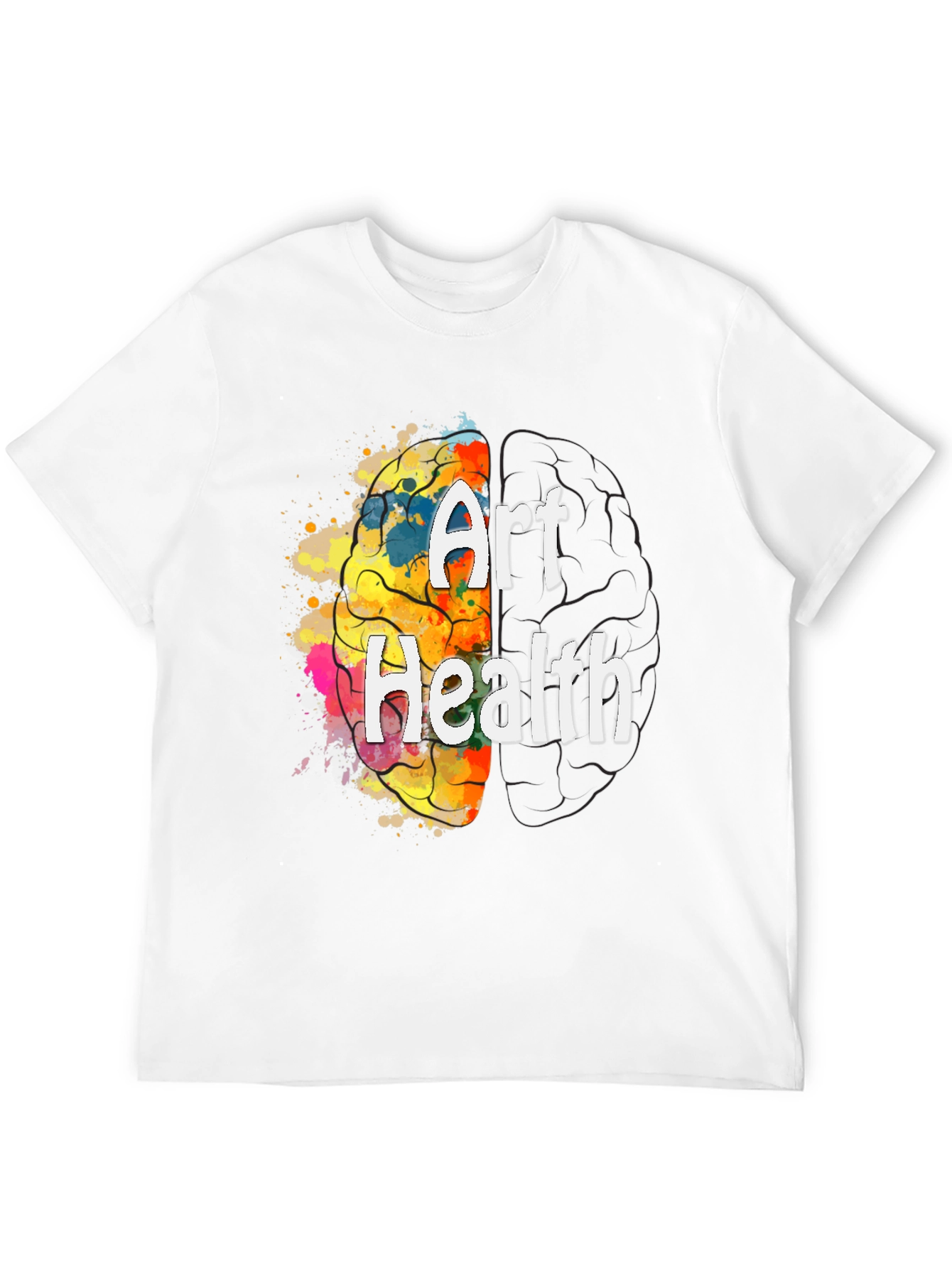 Art Health Brain Graphic T-Shirt