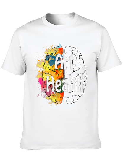 Art Health Brain Graphic T-Shirt