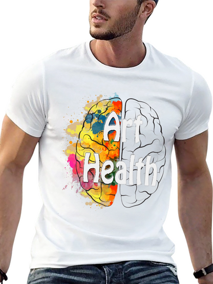 Art Health Brain Graphic T-Shirt