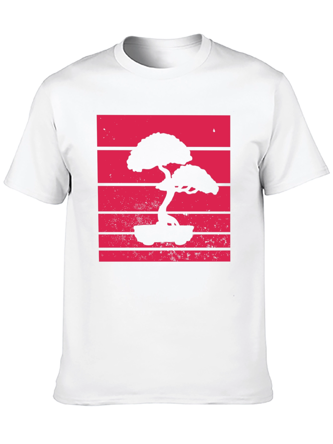Bonsai Tree Silhouette Graphic Tee