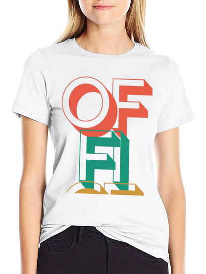 Modern Art Graphic Tee - Black