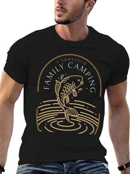 I Survived Family Camping T-Shirt