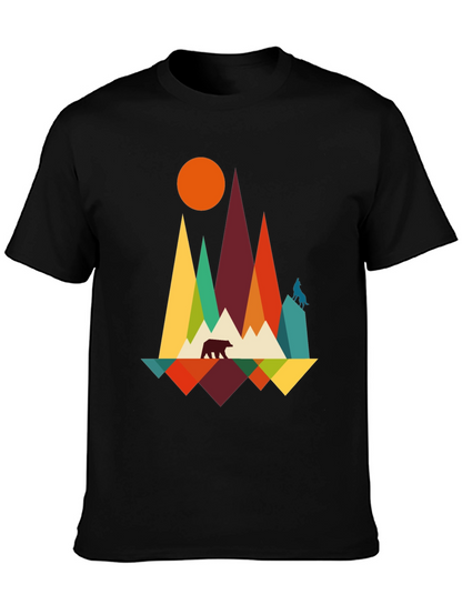 Geometric Wilderness Graphic Tee