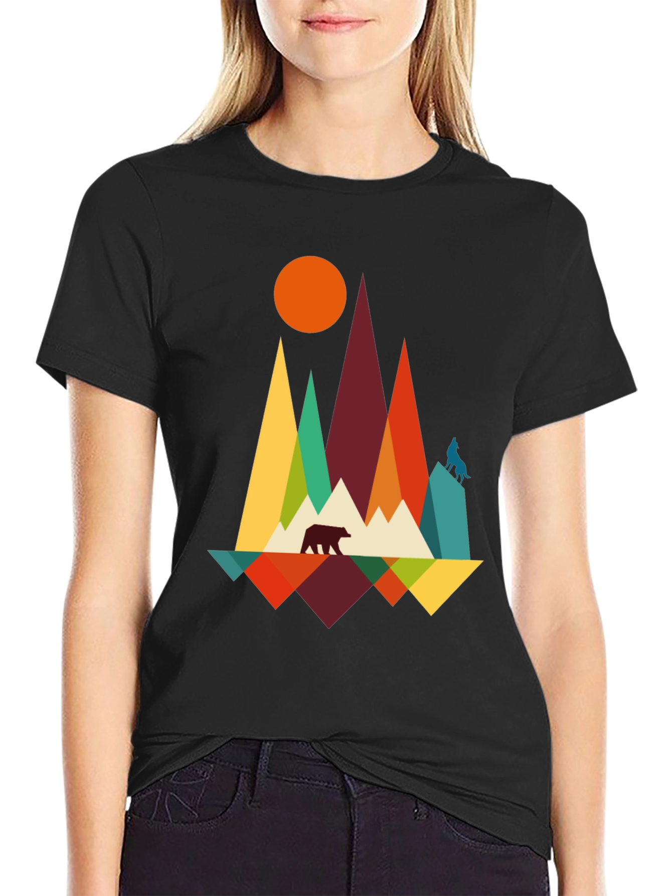 Geometric Wilderness Graphic Tee
