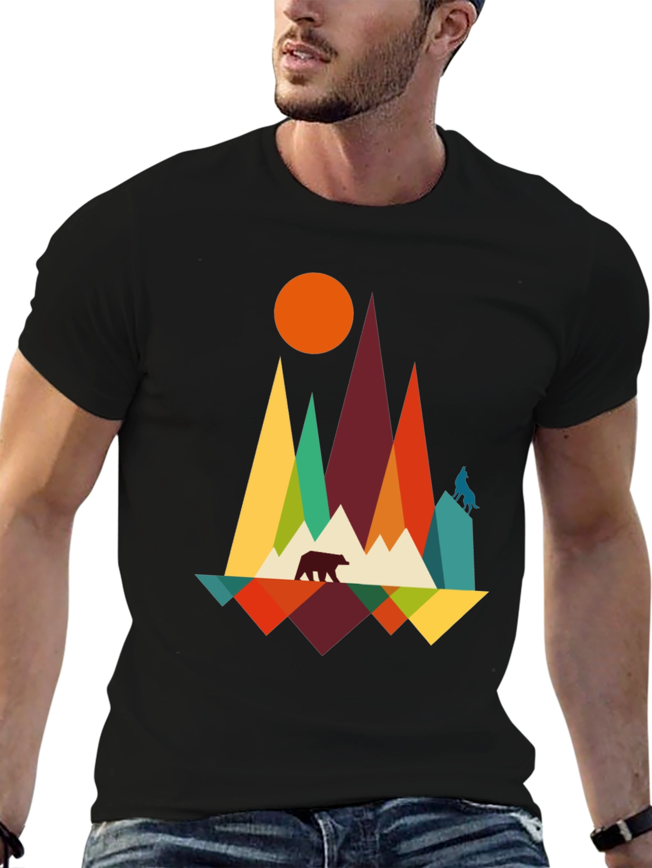 Geometric Wilderness Graphic Tee