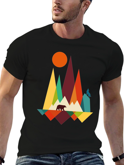 Geometric Wilderness Graphic Tee