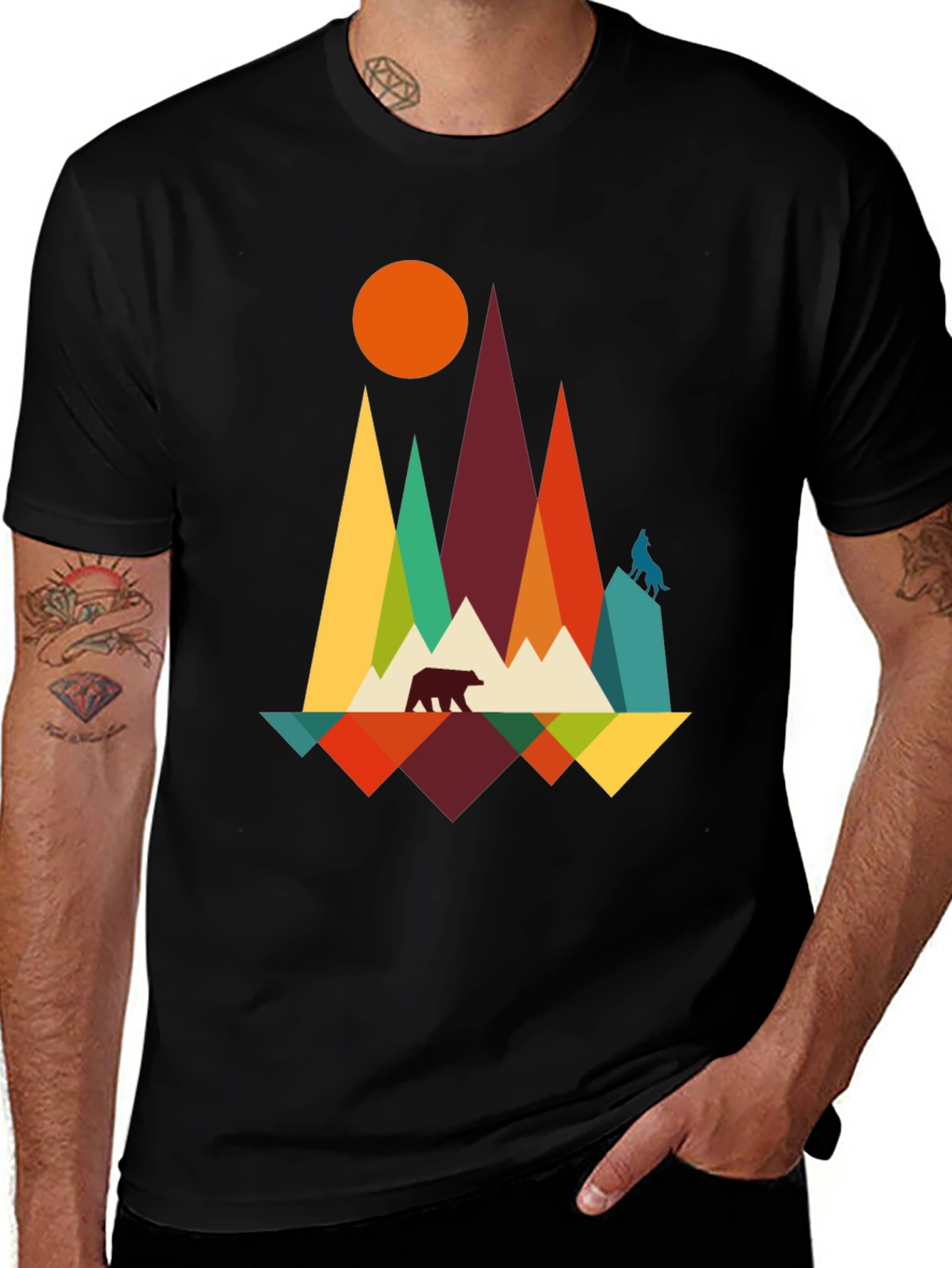Geometric Wilderness Graphic Tee