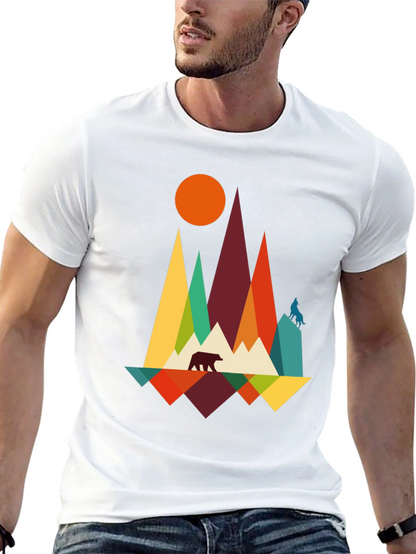 Geometric Wilderness Graphic Tee