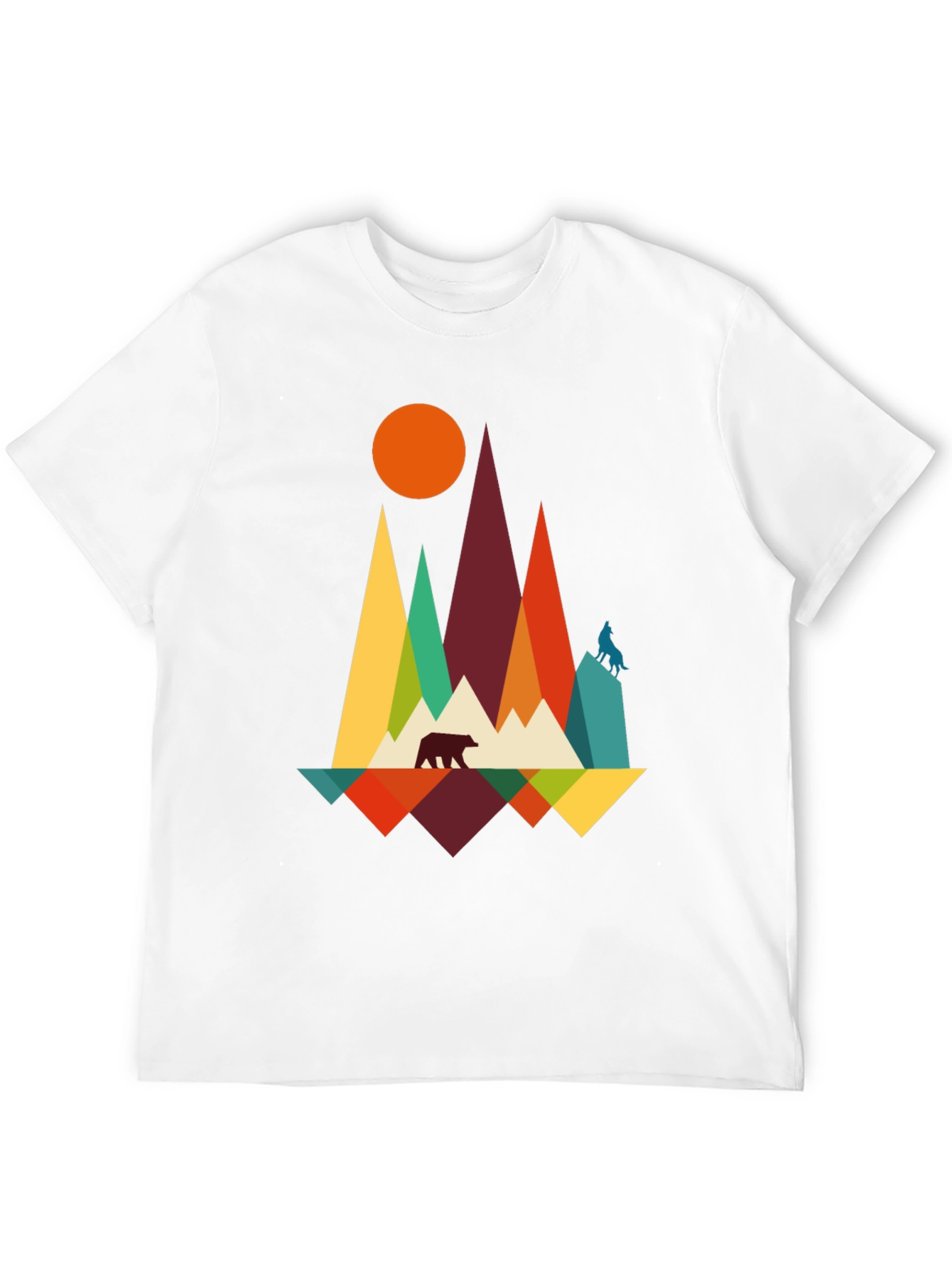 Geometric Wilderness Graphic Tee
