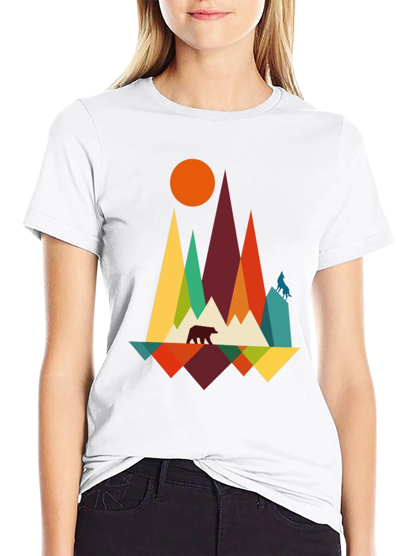 Geometric Wilderness Graphic Tee