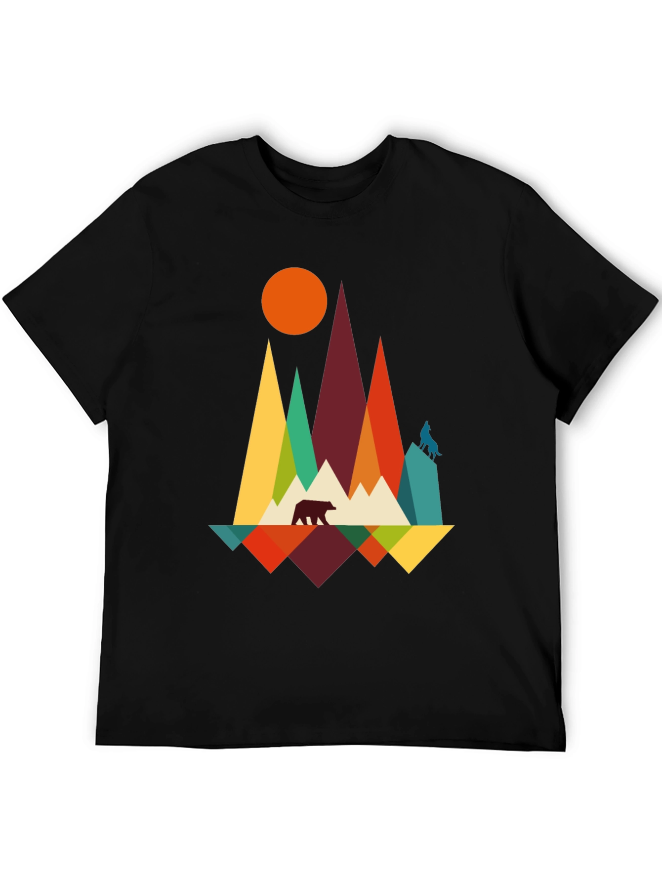 Geometric Wilderness Graphic Tee