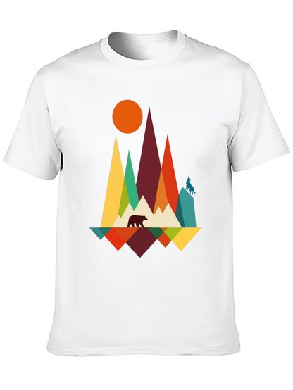 Geometric Wilderness Graphic Tee