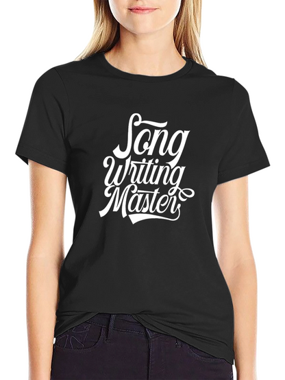 Song Writing Master Black T-Shirt