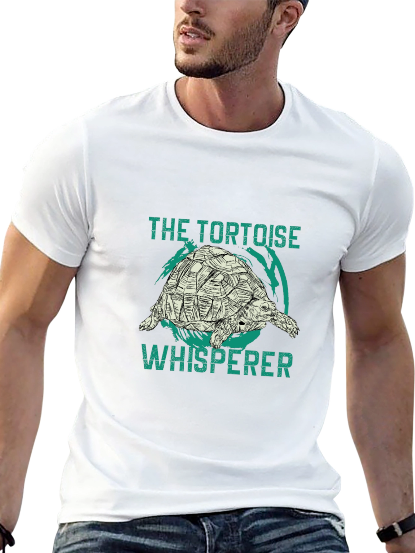 Tortoise Whisperer Black Graphic T-Shirt
