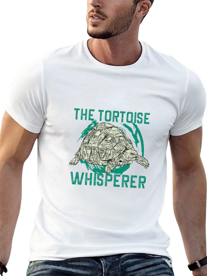 Tortoise Whisperer Black Graphic T-Shirt