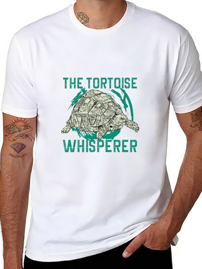 Tortoise Whisperer Black Graphic T-Shirt