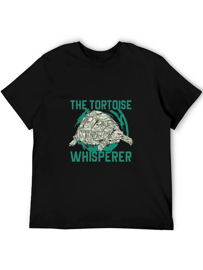Tortoise Whisperer Black Graphic T-Shirt