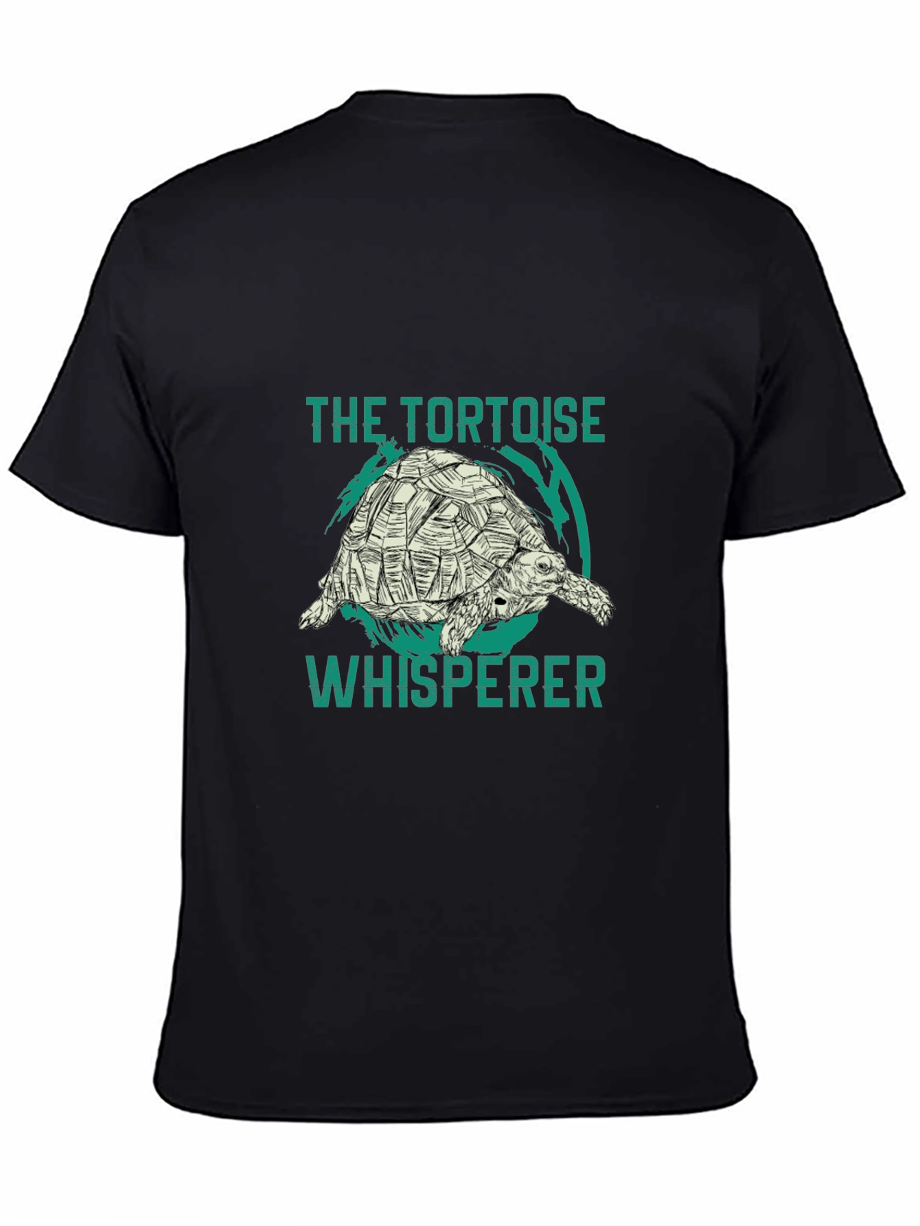 Tortoise Whisperer Black Graphic T-Shirt