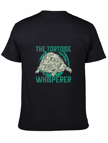 Tortoise Whisperer Black Graphic T-Shirt
