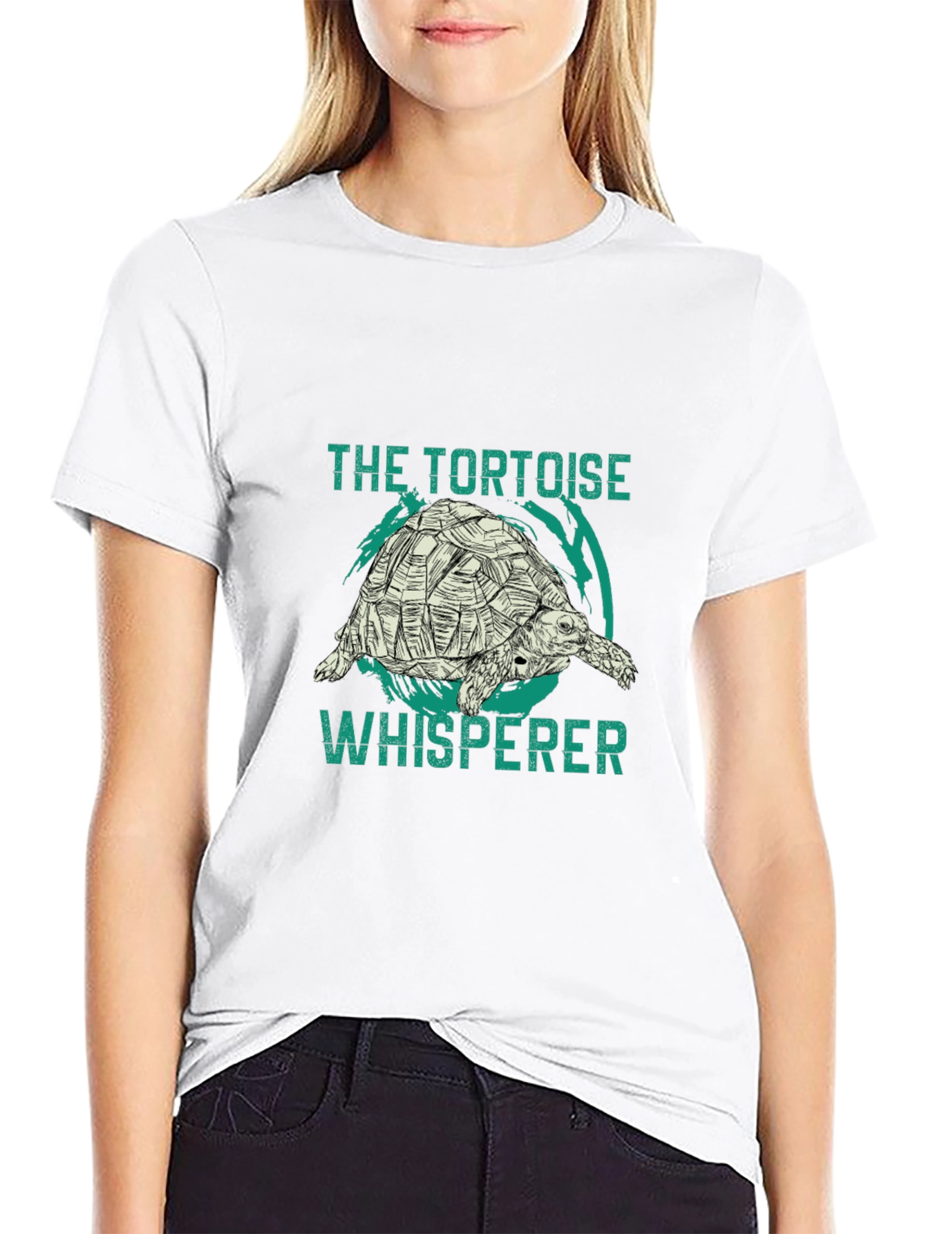 Tortoise Whisperer Black Graphic T-Shirt