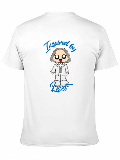 Inspired by Liszt Black T-Shirt