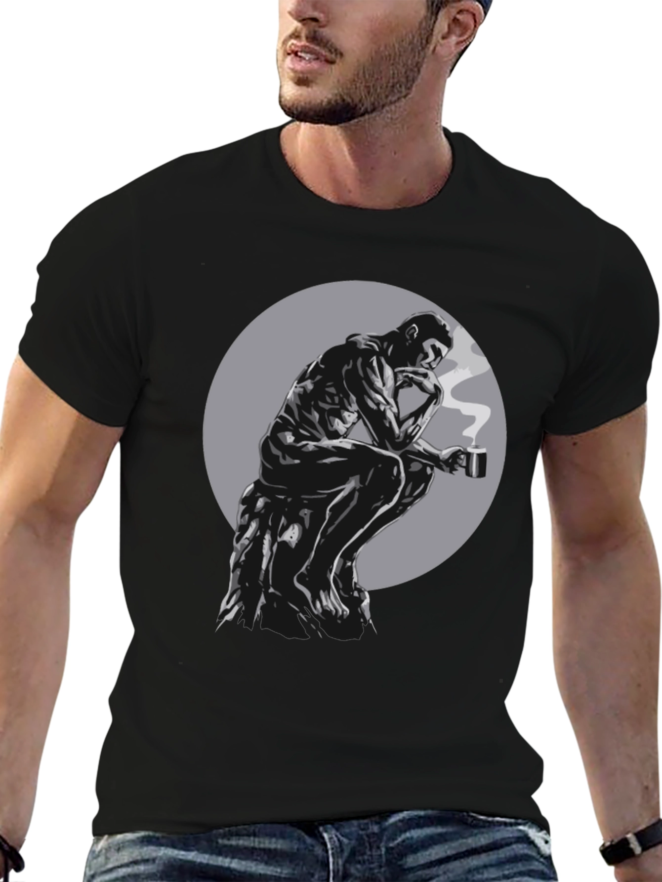 The Coffee Thinker T-Shirt -  Philosophical Brews