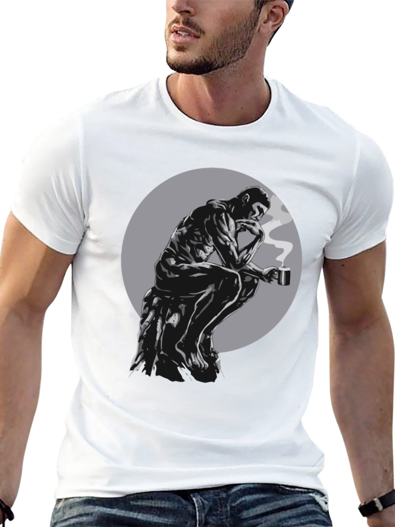 The Coffee Thinker T-Shirt -  Philosophical Brews