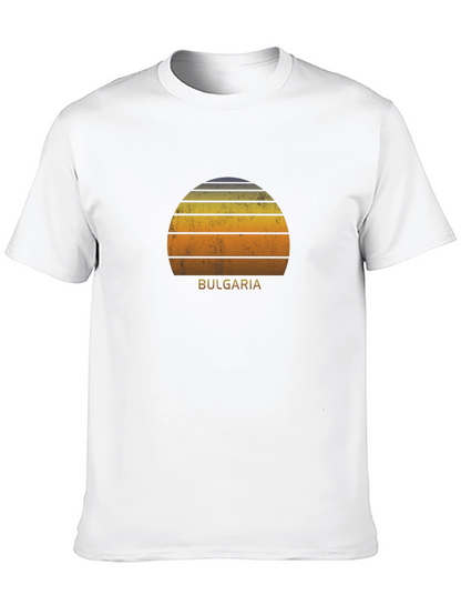 Bulgaria Sunset T-Shirt - Retro Graphic Tee