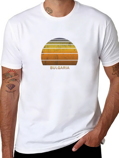 Bulgaria Sunset T-Shirt - Retro Graphic Tee