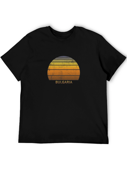 Bulgaria Sunset T-Shirt - Retro Graphic Tee