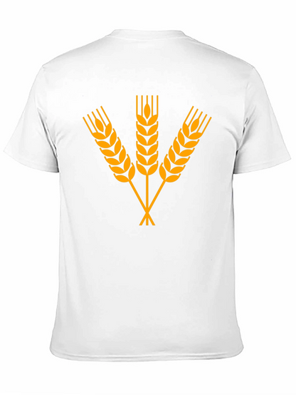Wheat Graphic Black T-Shirt