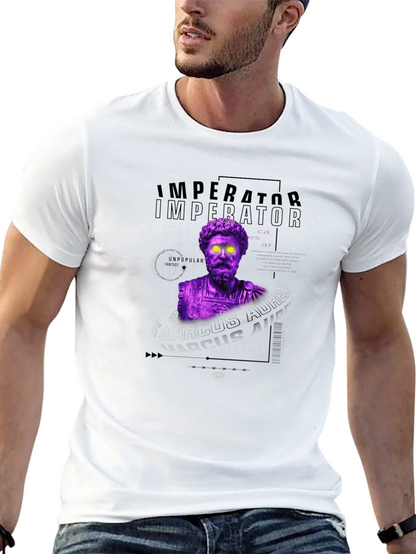 Imperator Bust Graphic Tee - Black