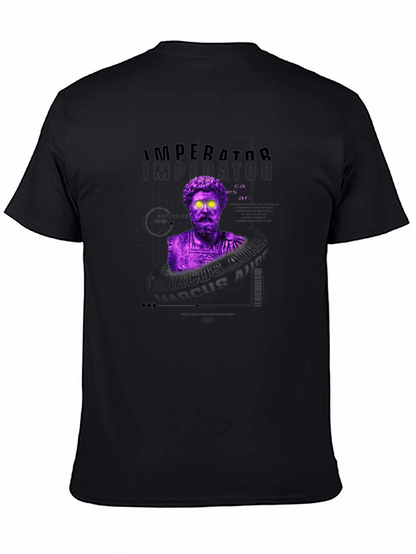 Imperator Bust Graphic Tee - Black
