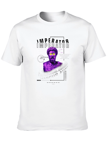 Imperator Bust Graphic Tee - Black