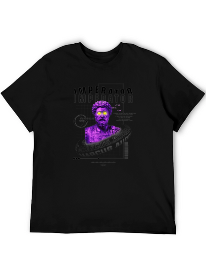 Imperator Bust Graphic Tee - Black
