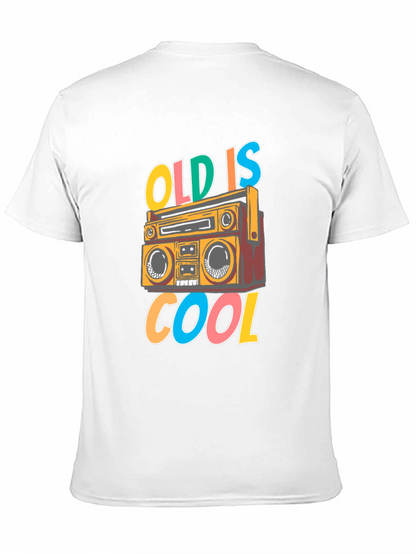Retro Boombox T-Shirt - Old is Cool Graphic Tee