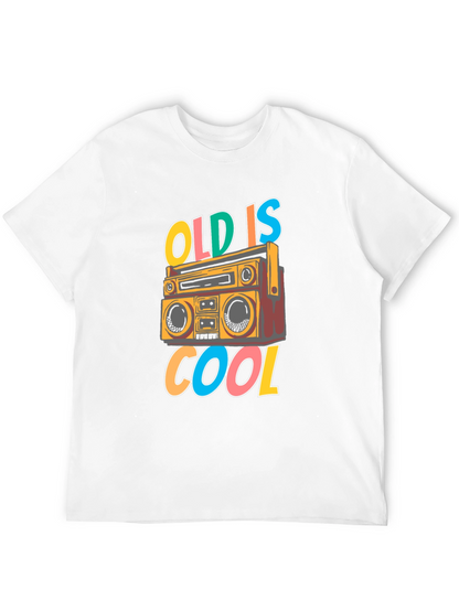 Retro Boombox T-Shirt - Old is Cool Graphic Tee