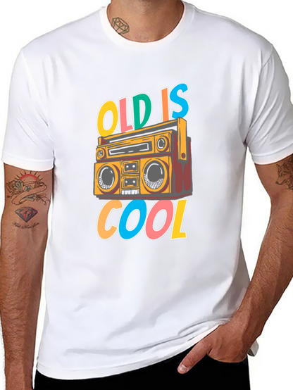 Retro Boombox T-Shirt - Old is Cool Graphic Tee