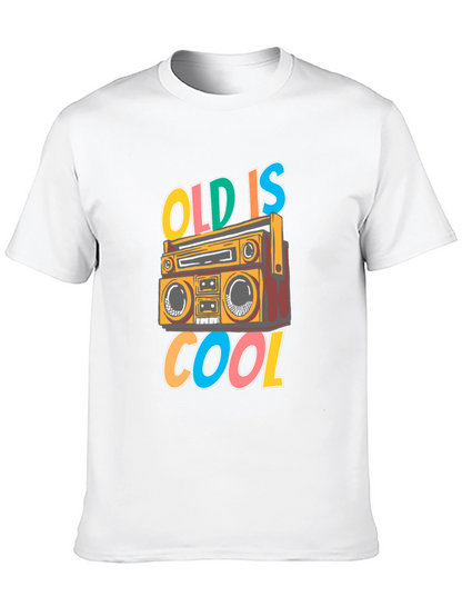 Retro Boombox T-Shirt - Old is Cool Graphic Tee